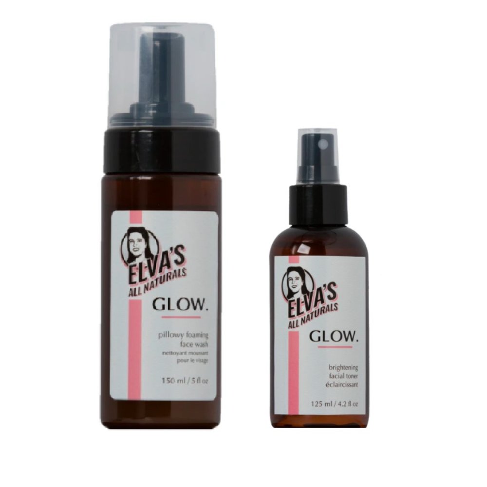 GLOW Pillowy Foaming Face Wash + Brightening Toner